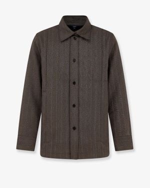 Soeur Lisbonne Virgin Wool Shirt - Gray