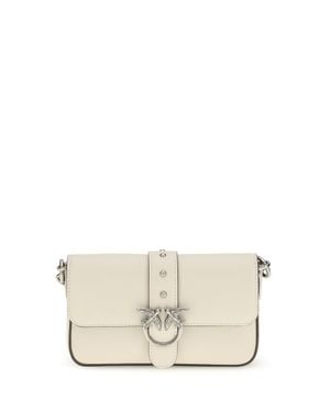 Pinko Shoulder Bag Baby Love Silk - White