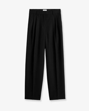 TOTEME Wool Blend Tailored Trousers - Black