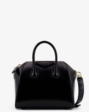 Givenchy Antigona Mini Leather Shoulder Bag - Black