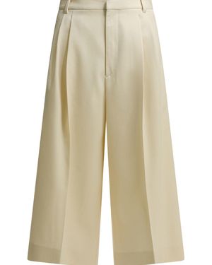 Celine Wool Pants - Natural