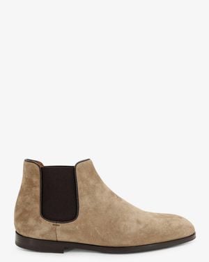 Doucal's Suede Boots - Brown