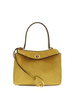 Balenciaga Small Rodeo Handbag Curry - Metallic