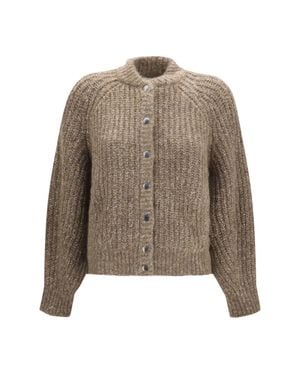 Brunello Cucinelli Sequin Cardigan - Brown