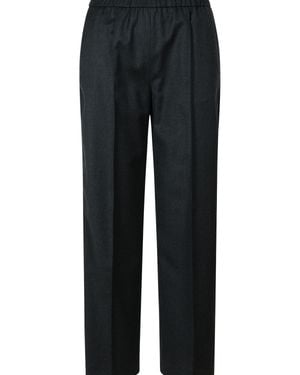 Fabiana Filippi Virgin Wool Trousers - Black