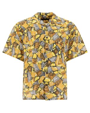 Prada Short-Sleeved Cotton Shirt - Yellow