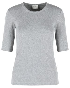 Closed Stretch Cotton T Shirt - Grey