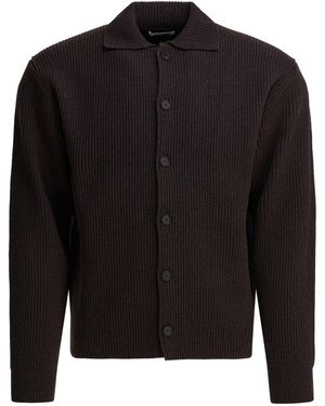 AURALEE Super Fine Wool Cardigan Knitwear - Black