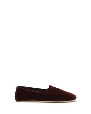 The Row Loafers Ponti - White