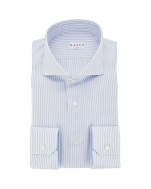 Xacus Cotton Tailor Fit 'Travel' Shirt - Blue
