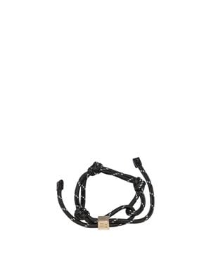 Miu Miu Rope Bracelet - Black