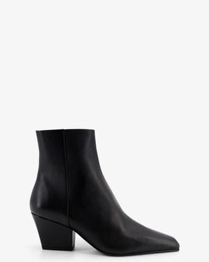 Paris Texas Jane Ankle 60 Leather Boots - Black
