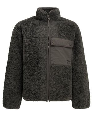 Maison Kitsuné Fleece Jacket - Black