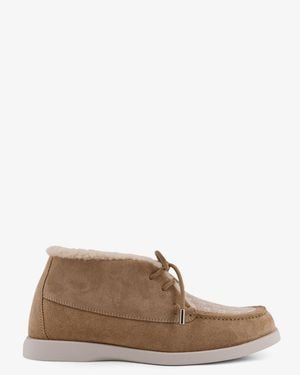Dior Dior Dior Granville Suede Lace-Up With Dior Oblique Logo - Brown