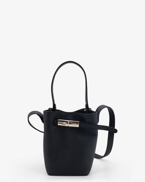 Longchamp Le Smart Leather Bucket Bag - Blue