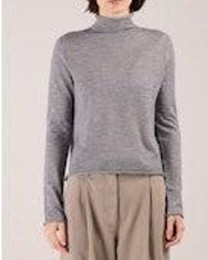 Fedeli Cashmere Silk Knitwear - Grey