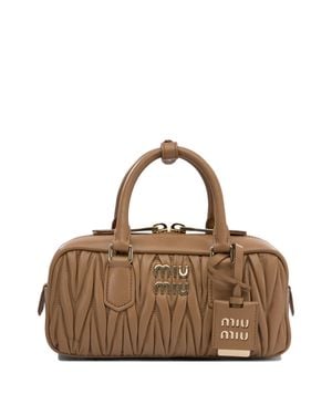 Miu Miu "Arcadie" Small Handbag - Brown