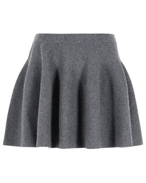 Lisa Yang 'Wren' Cashmere Miniskirt - Grey