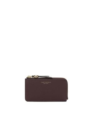 Tory Burch Wallet Bordeaux - Brown