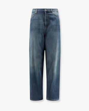 Dior Dior Light Denim Jeans With Vintage Effect - Blue