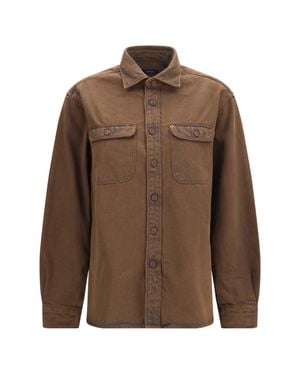 Deperlu Denim Shirt - Brown
