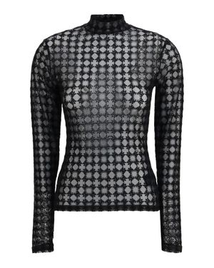 Amiri Semi-Transparent Top - Black