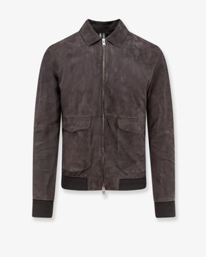 DFOUR® Suede Jacket - Brown