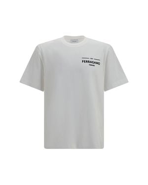 Ferragamo Cotton T-Shirt - Grey