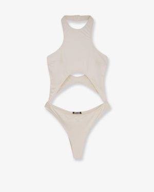 VENUJA Nylon One-Piece Swimsuit - White