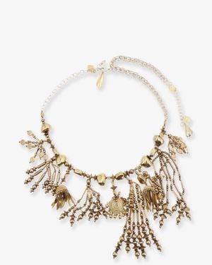 Dries Van Noten Tassel Pendant Necklace - Metallic