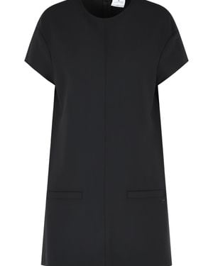 Courreges 'Heritage' Wool Blend Dress - Black