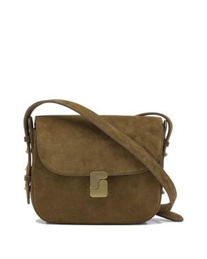 Soeur Bellissima Mini Crossbody Bags Brown - Green