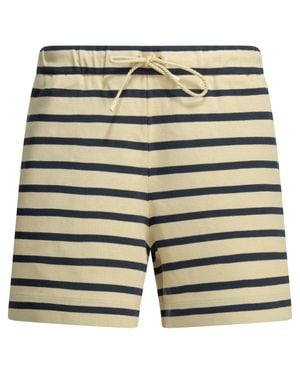 Moncler Cotton Shorts With Laces - Green