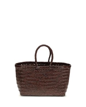 Dragon Diffusion Mini Flat Gora Handbag - Brown