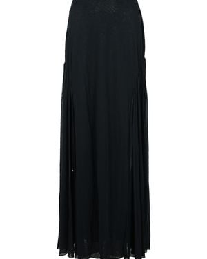 Lanvin 'Flared' Viscose Blend Skirt - Black