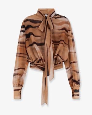 Elisabetta Franchi Blouses - Brown