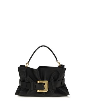 Balmain Medium Anthem Handbag Noir - Black