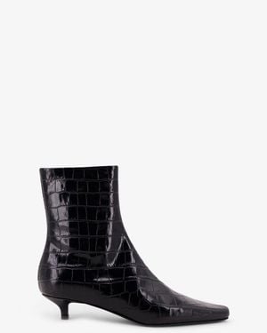 TOTEME Pointed-Toe Ankle Boots - White