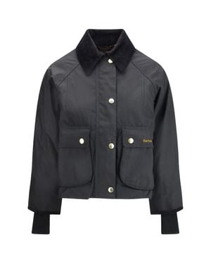 Barbour Beadnell Waxed Jacket - Black