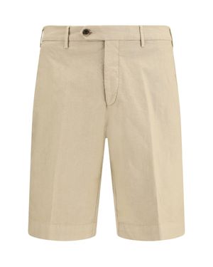 Germano Extended Flap Shorts 872 - Natural