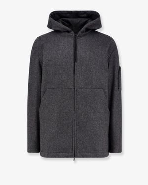 Hevò Grottaverde Virgin Wool Blend Coat - Black
