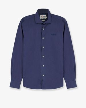 MC2 Saint Barth Shirt Ice Cotton - Blue