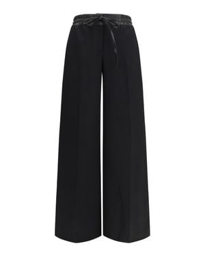 Alaïa Alaïa Tailored Virgin Wool Trousers - Black