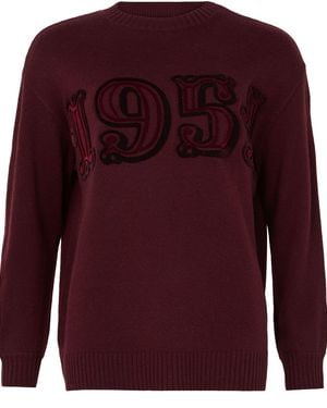 Max Mara "Fido" Crewneck Jumper - Red