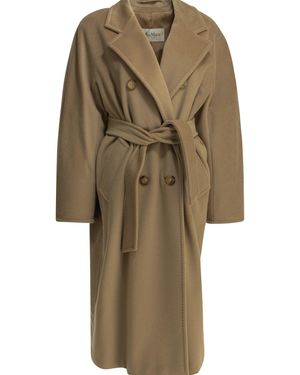 Max Mara Icon Long Coat - Natural