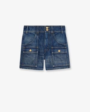 Celine Denim Shorts - Blue
