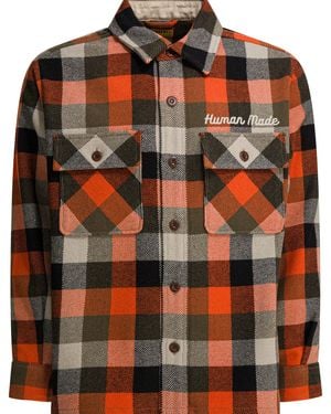 Human Made Wool Overshirt Jacket Jackets And Coats Orange