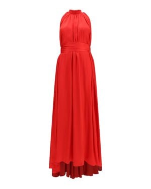 Sa Su Phi Dress Belted Pleated - Red