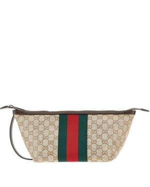 Gucci Gg Supreme Clutch - Multicolour