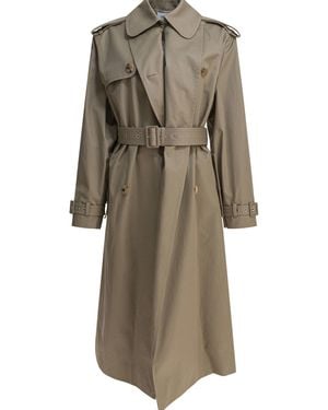 McQueen Cotton Trench - Natural
